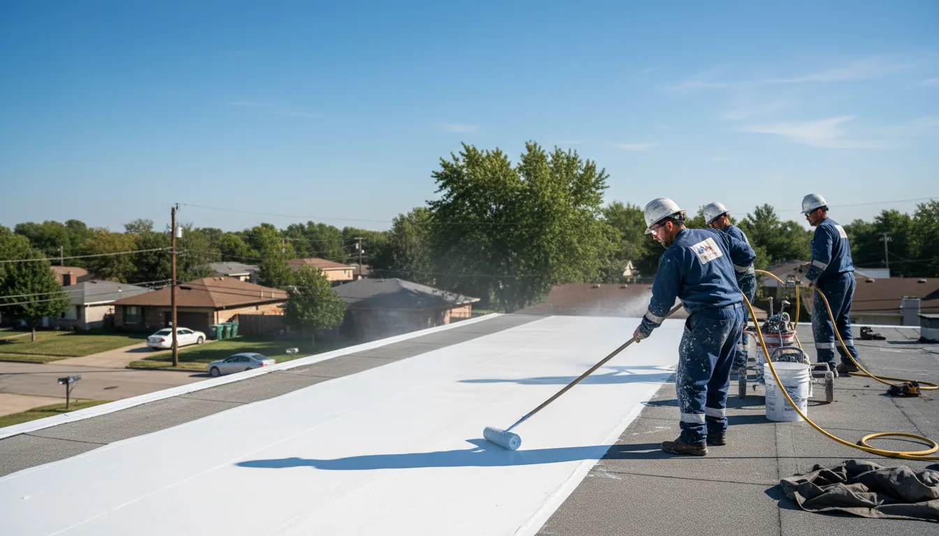 Commercial roof coating in Belford, NJ near me